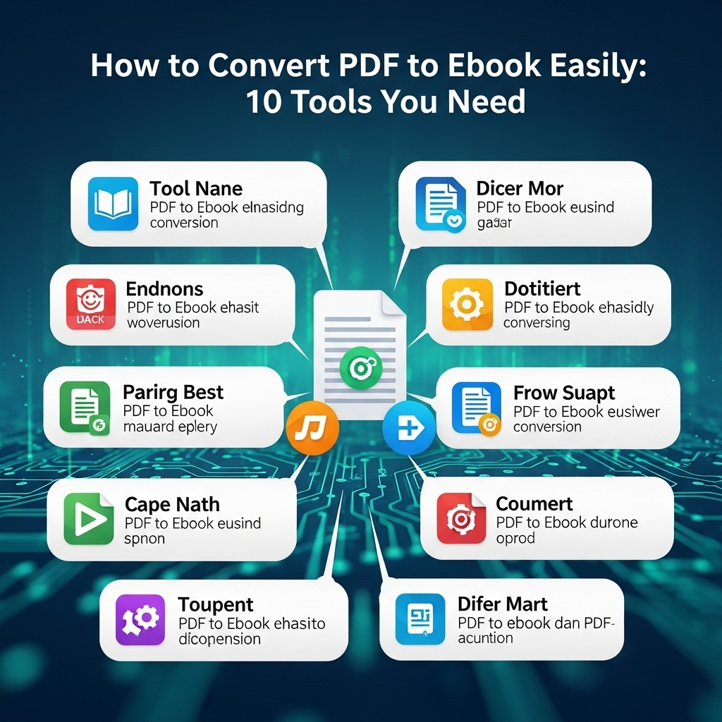 How to Convert PDF to Ebook Easily: 10 Tools You Need
