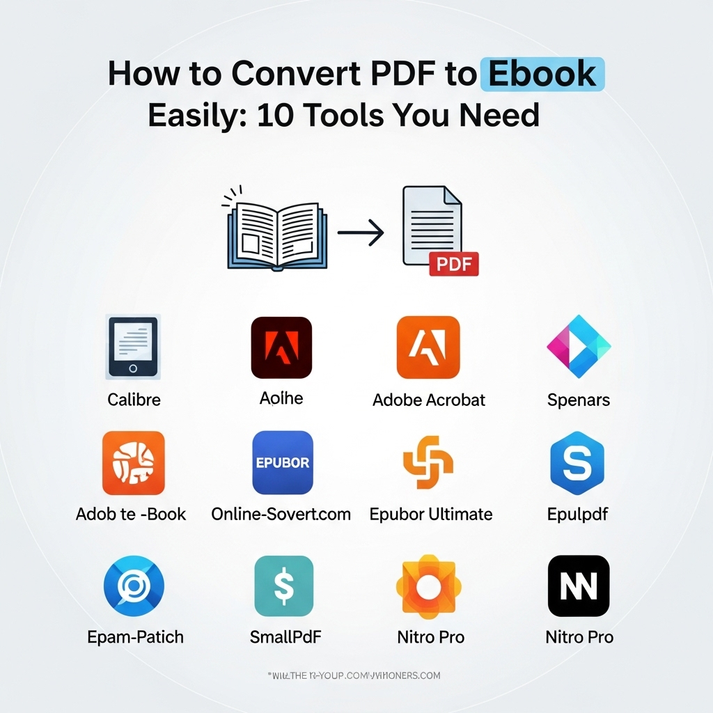 How to Convert PDF to Ebook Easily: 10 Tools You Need