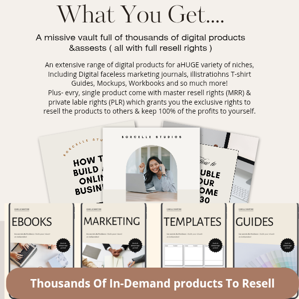 All-In-One Digital Products Vault 2 ULTIMATE DIGITAL PLANNER